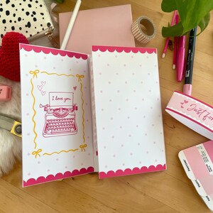 印刷可能な滝型ギフトカードホルダー - DIYバレンタインデーギフトカード小冊子 即時ダウンロード 滝型ギフトカード バレンタインプルタブ 画像 4