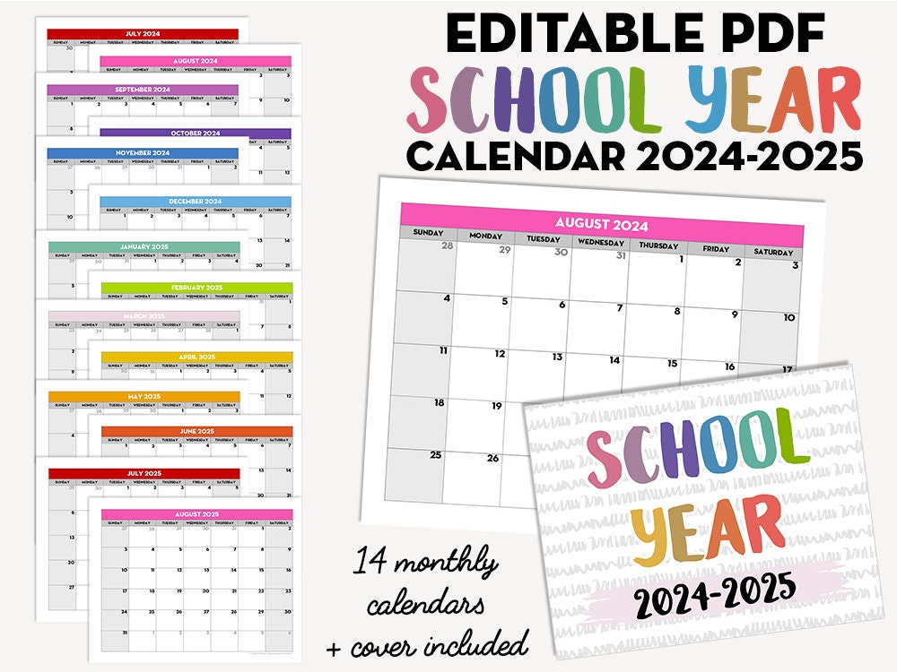 printable-editable-monthly-school-calendar-2024-2025-template-academic-year-2024-25-calendar-editable-pdf-teacher-calendar-etsy