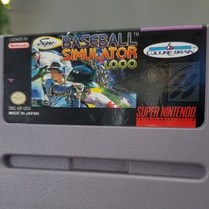 Super Baseball Trainer 1000, Super Nintendo Unterhaltungssystem NES, T-Hauptsoftware