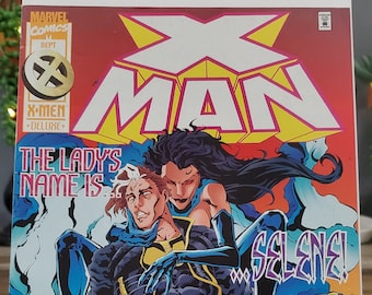 Marvel Comics X MANN, der Name der Dame ist... Selene! X-MEN Deluxe, Direkte Ausgabe Comic Buch, September 1995