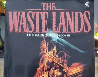 Stephen King, The Waste Lands, the Dark Tower book III, Paperback Horror Fictional Literature, Macabre Books, Movies & Music, Media Books