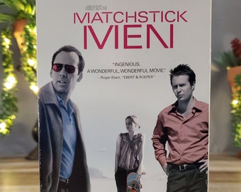 Matchstick Men VHS, stars Nicolas Cage, Sam Rockwell and Alison Lohman, A Sucker's Born Every Minute, These Guys Work the Delivery Room