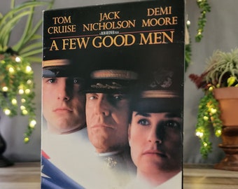 A Few Good Men VHS, stars Tom Cruise, Jack Nicholson and Demi Moore, The Dangerous Difference Between Following Orders & Ones Conscience