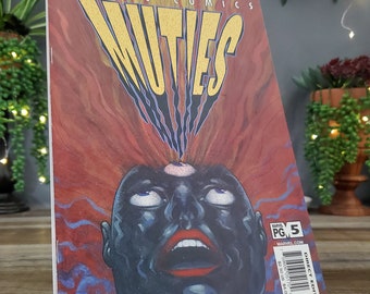 Marvel Comics MUTIES Comic Book, There's None So Blind As They That Won't See, Direct Edition Marvel PG-5 Mutants Comics
