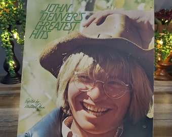 John Denver's Greatest Hits Sheet Music, Guitar Sheet Music and Photographs, Rocky Mountain High, Sunshine On My Shoulders