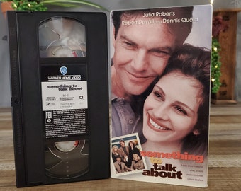 Something to Talk About VHS, stars Julia Roberts Dennis Quaid and Robert Duvall, Grace Had A Picture Perfect Life...