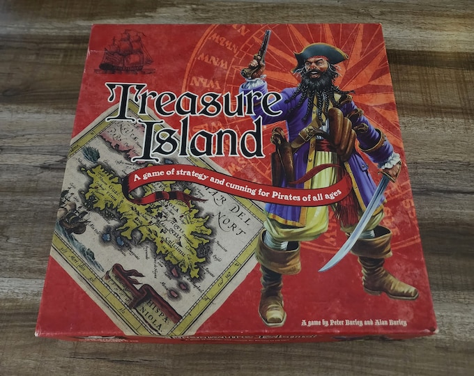 Treasure Island Board Game, A Game of Strategy and Cunning for Pirates of All Ages, Davy Jones