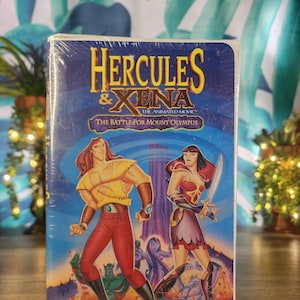 Sealed Hercules and Xena Animated Movie VHS: Battle for Mount Olympus