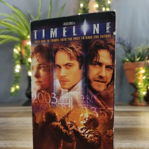 Timeline VHS Movie, Avventura fantascientifica, Paul Walker, Gerard Butler
