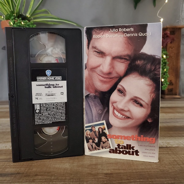 Something to Talk About VHS, stars Julia Roberts Dennis Quaid and Robert Duvall, Grace Had A Picture Perfect Life...