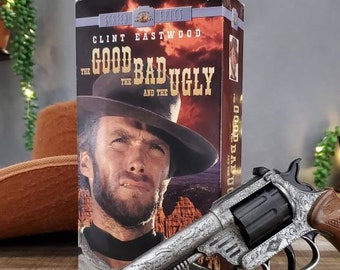 the Good the Bad and the Ugly VHS, stars Clint Eastwood Eli Wallach and Lee Van Cleef, Iconic Spaghetti Western