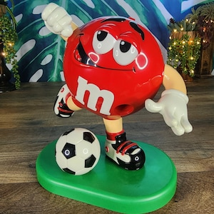 M&m Soccer Candy Dispenser - Etsy