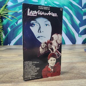 Ladyhawke VHS, 1985 Fantasy Film, Matthew Broderick, Rutger Hauer, Michelle Pfeiffer