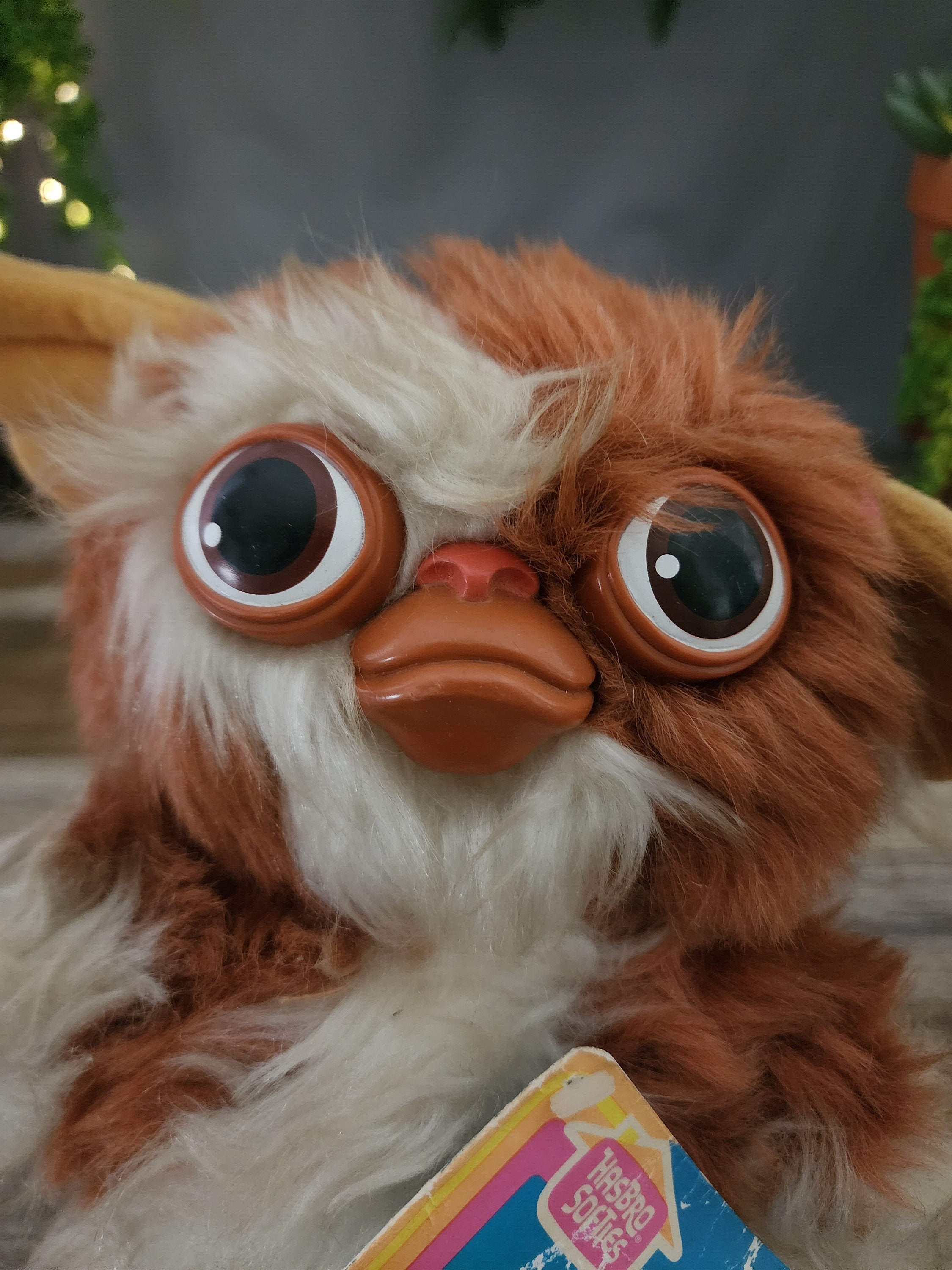 Gizmo Peluche Toy w / Tag, Gremlins par Hasbro Softies, Gizmo est un  Mogwai, un merveilleux petit animal de compagnie, mais il y a des règles  pour