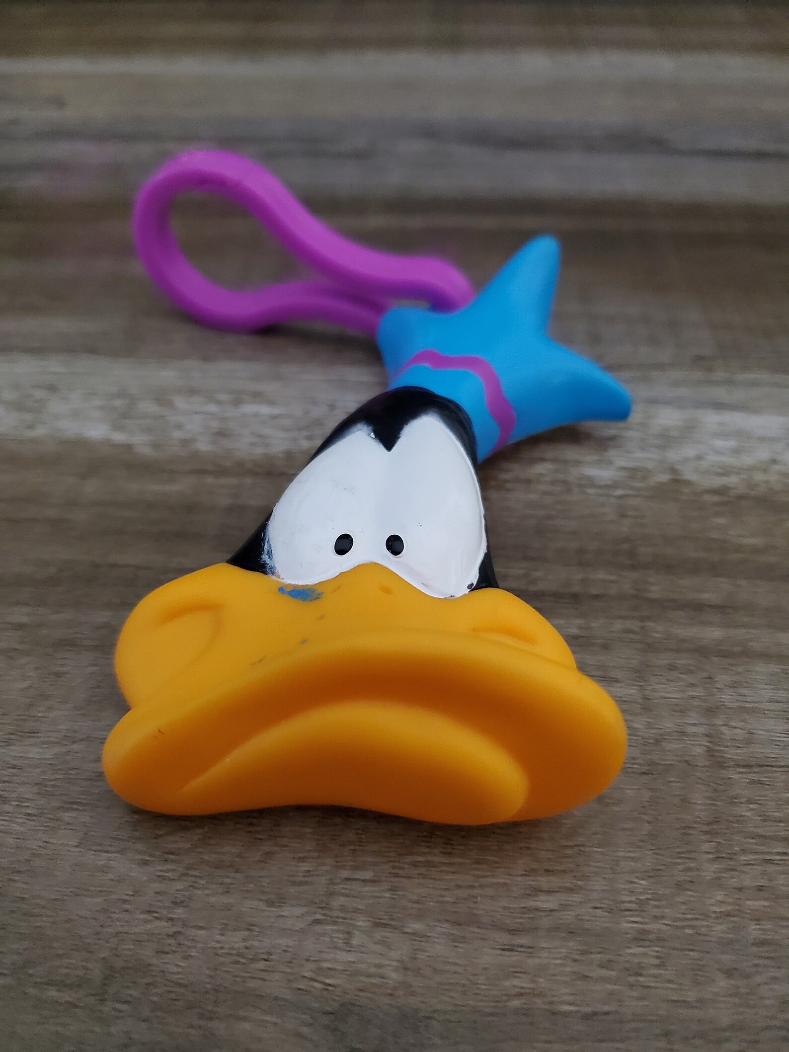 Daffy Duck Keychain Key Fob Subway Fast Food Toy Looney Etsy