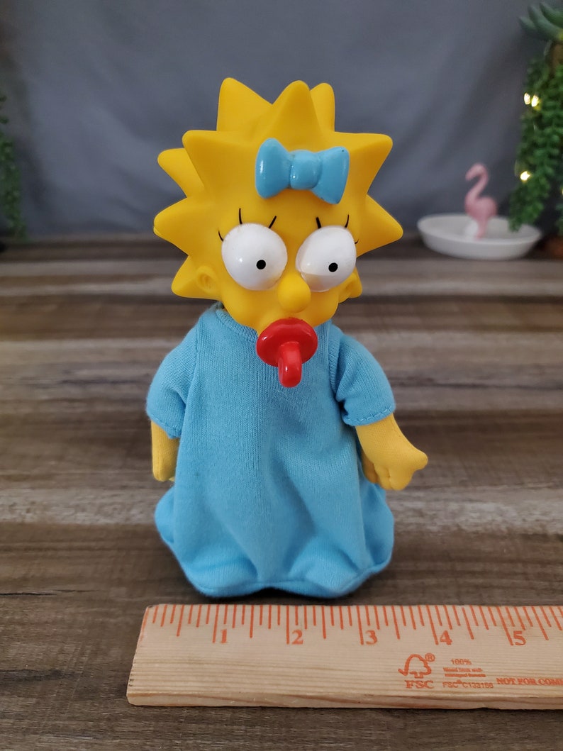 Maggie Simpson Plush Doll The Simpsons Animated Sitcom TV | Etsy