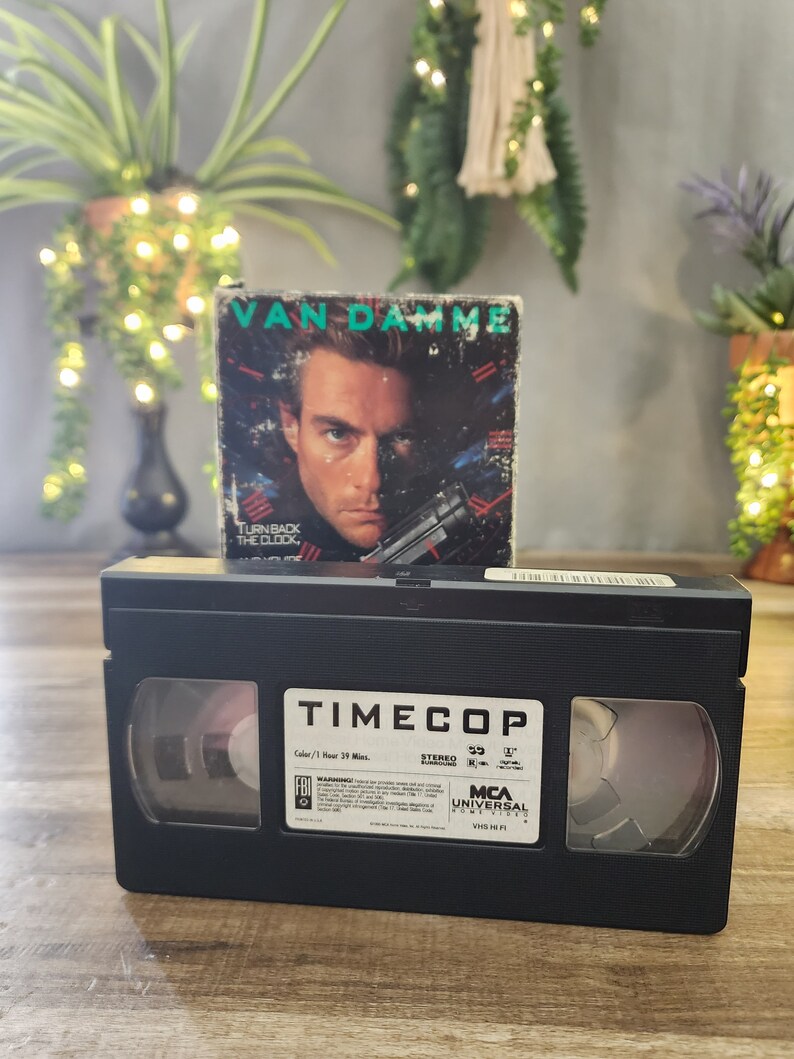 Jcvd Plot Timecop VHS, Jean Claude Van Damme, Turn Back the Clock, and You're ...