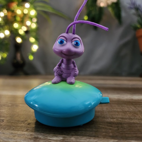 A Bug's Life Princess Dot, Disney Pixar, McDonald's Happy Meal Toy, Vintage Fast Food Toy, Wind Up Toy, Toy Vehicles