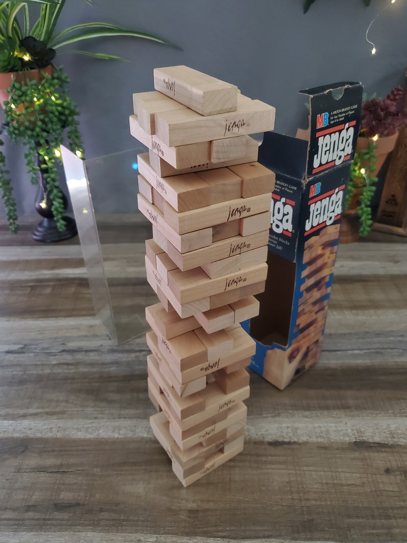 Original Jenga Game THE Stacking Wood Block Game by Milton Etsy
