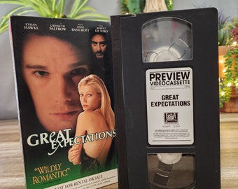 Great Expectations VHS, stars Ethan Hawke, Gwyneth Paltrow, Anne Bancroft and Robert De Niro, Wildly Romantic!