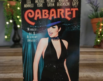 Cabaret VHS, stars Liza Minnelli, Michael York and Joel Grey, 25th Anniversary Remastered Edition, 1931 Berlin Madcap & Menacing