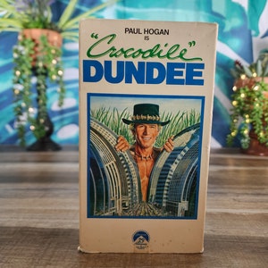 Crocodile Dundee VHS Movie: 1987 Vintage Action Comedy