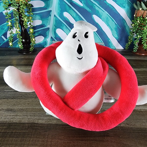 Ghostbusters "No Ghosts" Plush Toy, Kidrobot Toys Phunny Ghostbusters No Ghost Logo, "Who You Gonna Call?" 8 in. Plush Stuffed Toy