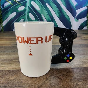 Dave & Buster's Power Up Mug, Video Game Controller Coffee Cup