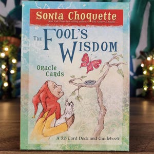 Las cartas del Oráculo de la Sabiduría del Loco, de Sonia Choquette. Baraja de 52 cartas y guía, NIB. Religión para el cuerpo, la mente y el espíritu.