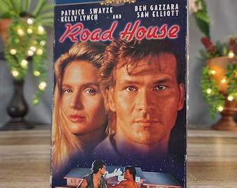 ORIGINAL Road House VHS, stars Patrick Swayze and Sam Elliott, Sex Violence Romance...and Patrick Swayze! Action Packed Adventure