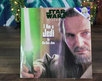 Star Wars Episodio 1, Soy un Jedi, de Qui-Gon Jinn, Libro infantil de bolsillo con pegatinas