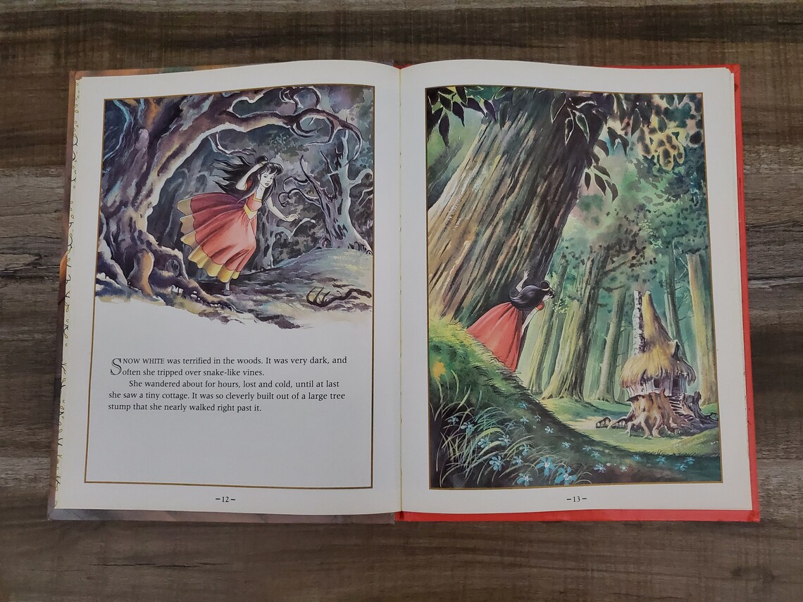 Schneewittchen Bildergeschichte Buch Geschichte von | Etsy