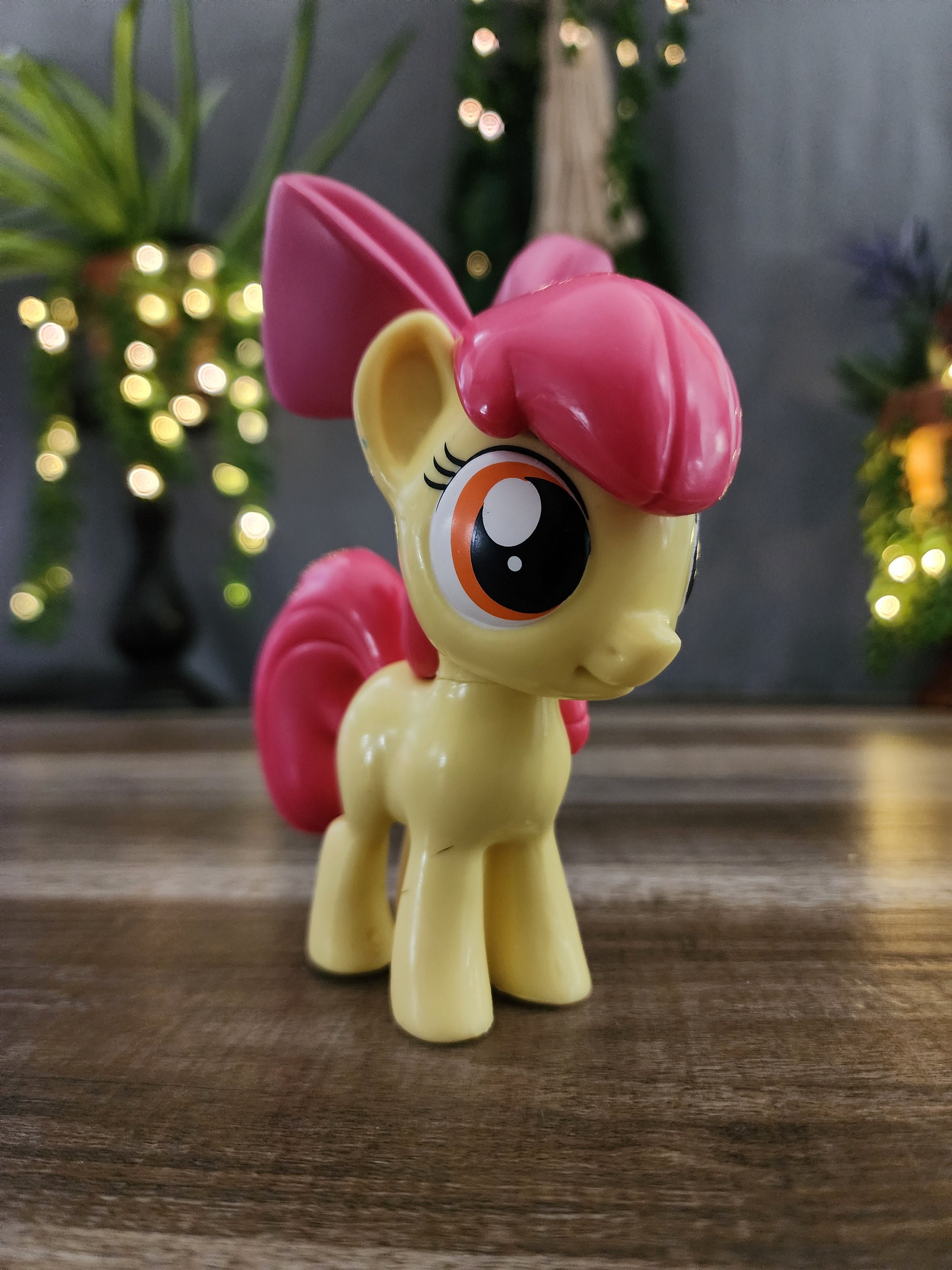 My Little Pony, Apple Bloom Yellow Pony W/pvc Mane and Tail
