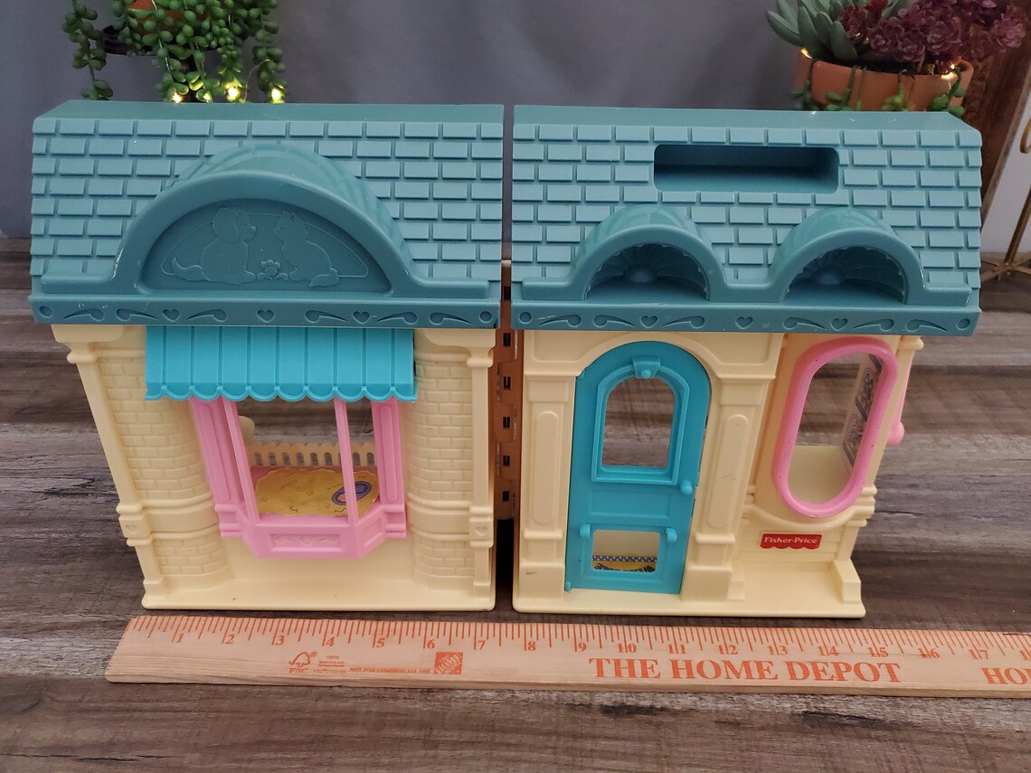 Fisher Price Dream Dollhouse Pet Shop Little People Village Etsy