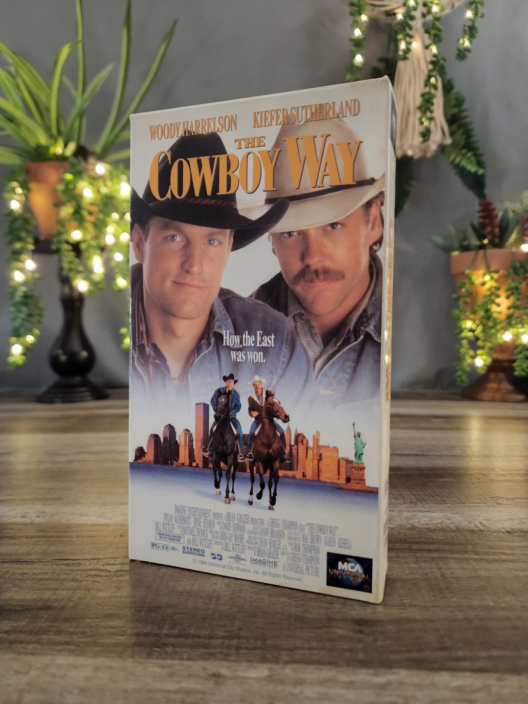 The Cowboy Way VHS Stars Woody Harrelson and Kiefer - Etsy
