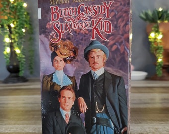 Butch Cassidy and the Sundance Kid VHS, stars Paul Newman, Robert Redford and Katherine Ross, 20th Century Fox Selection