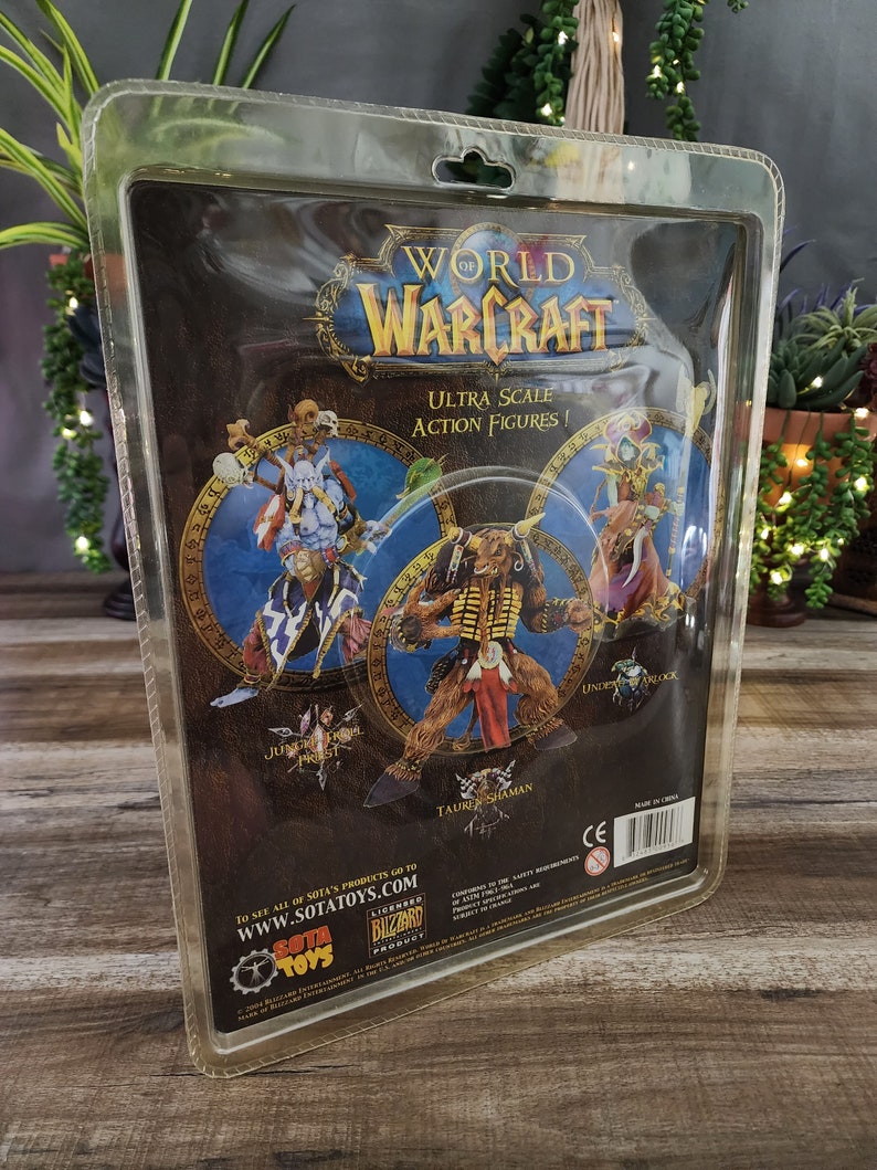 World of Warcraft Action Figure, Undead Warlock Action Figure, Like New in Original Packaging, Ultra Scale Action Figure, Vintage SOTA Toys