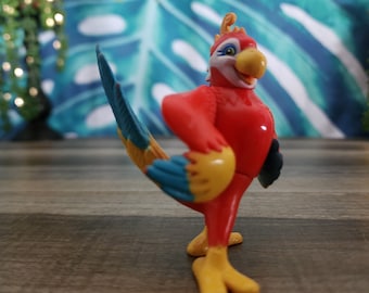 Vintage Rio the Parrot-taarttopper: Rainforest Cafe-actiefiguur