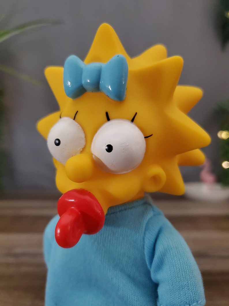 Maggie Simpson Plush Doll The Simpsons Animated Sitcom TV | Etsy