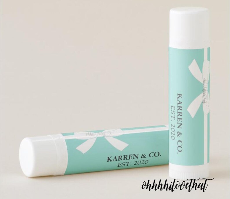 Breakfast At Bride Baby Shower Birthday Party Lip Balm Tube image 1