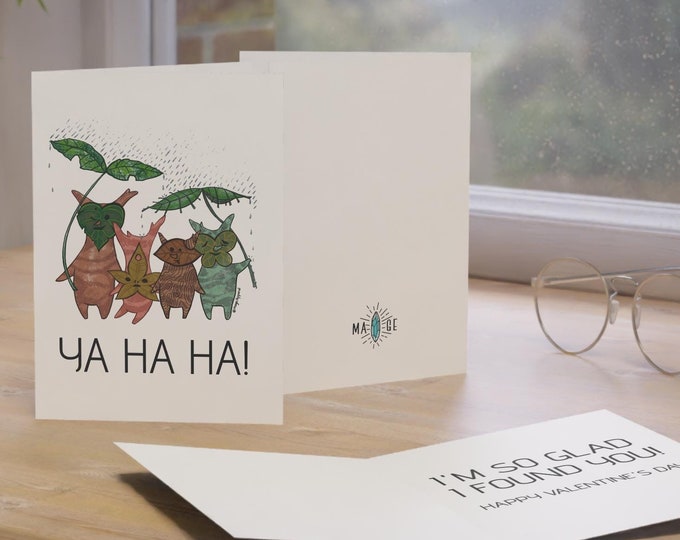 I Found You Valentines Card | Gamer Love Valentine | Videogame Korok Greeting Card | Gamer Couple Gift