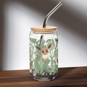 Hidden in Leevees Can Glass Tumbler | Cozy Gaming Cute Glass | Nerdy Home Decor | Gamer Girl Gift | Anime Gifts
