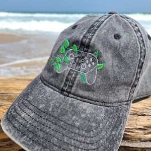 Cozy Gaming Embroidered Hat | Gamer Gifts | Controller | Videogame | Luxury Gamer | Cozy Gamer | Cozy | Aesthetic Gamer | Minimalist Gamer
