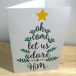 Adorez-le carte de Noël , vacances , arbre , étoile , lumineux , festif , famille , ami , cadeau , pin , épicéa