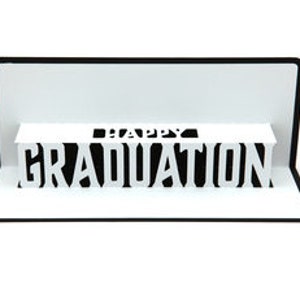 Happy Graduation Pop up Card , Enfants , Ados , Adultes , Enseignants , École , Papercut