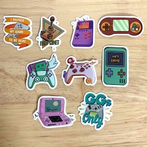 Autocollants de jeu en vinyle , Manette , Portable , , JotStick , Vidéo , Enfants , adultes , Amusement , Cadeau , Loisirs créatifs