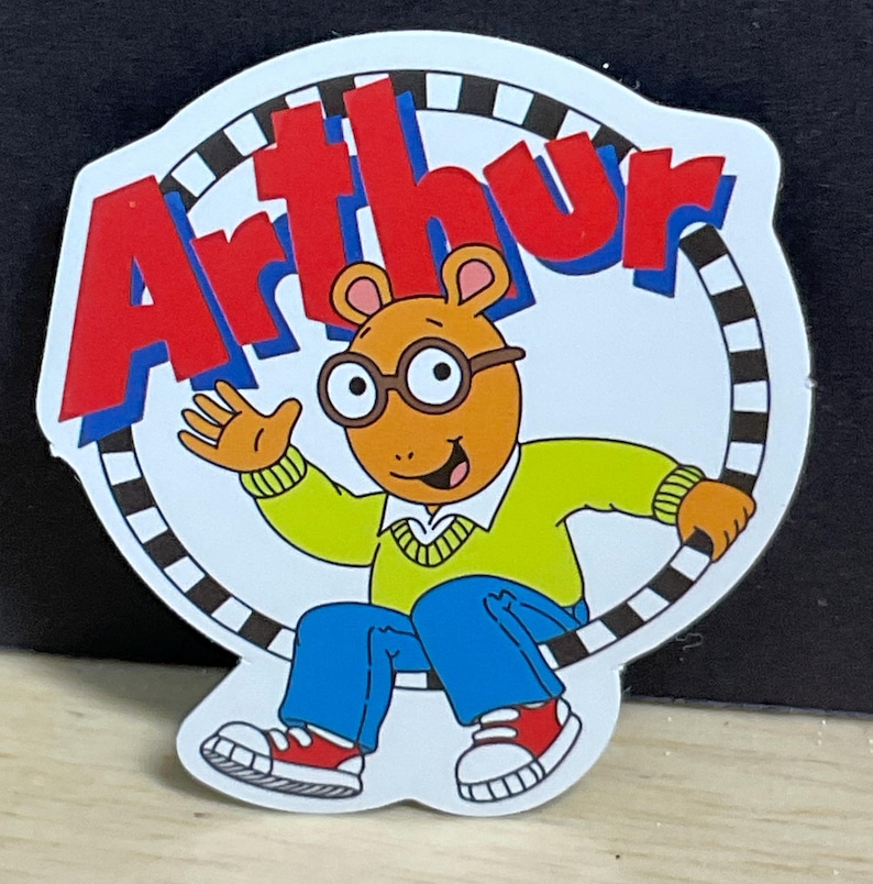 Retro 90's Sticker , Kids , Collect , Arthur , Cartoons , Vintage, Fun ...