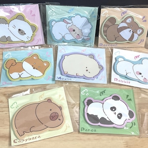 Animal Sticky notes , note pad , write , reminders , Self Adhesive ,Memo , Office, Student ,School Teacher , Office Supplies