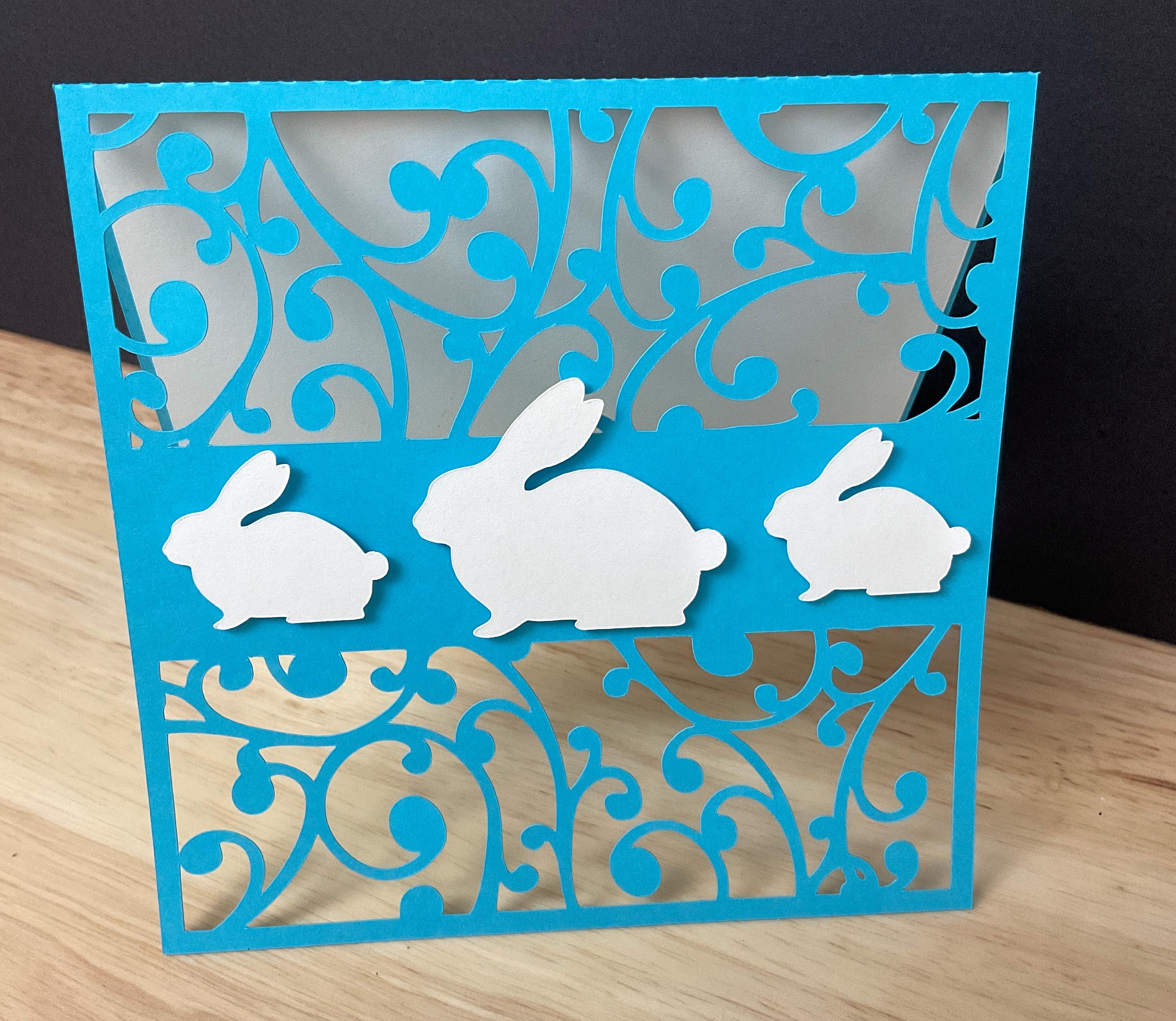 Papercraft Bunny / Bunny DIY PDF Template, Dxf, Rabbit, Low