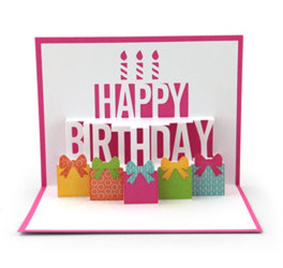 Happy Birthday Pop Up Card